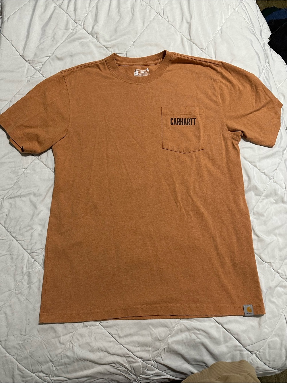 Carhartt Men’s Caramel Short-Sleeve Pocket Tee